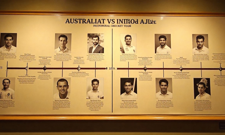 Australian Men’s Cricket Team Vs india National Cricket Team Timeline