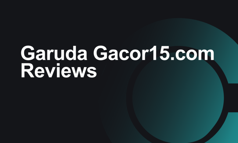 Garuda Gacor15.com Reviews